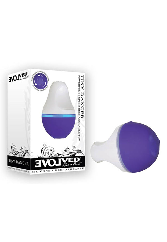Evolved Tiny Dancer - Purple USB Rechargeable Rotating Stimulator
