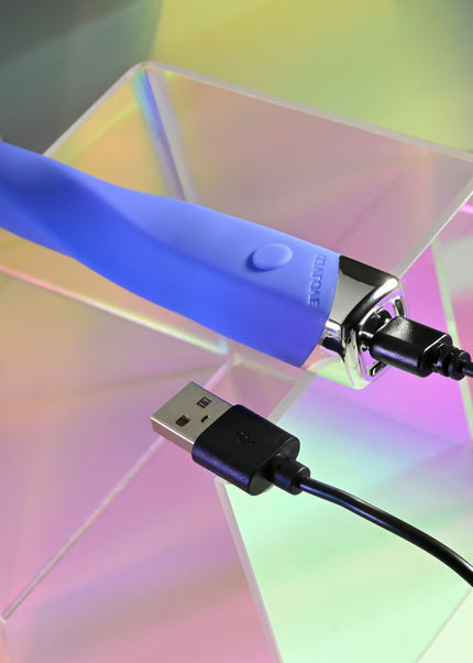 Evolved TWISTED TEMPTATION - Blue 12 cm USB Rechargeable Bullet