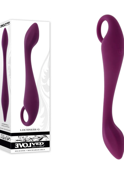 Evolved LOCHNESS G - Purple 19 cm USB Rechargeable Vibrator