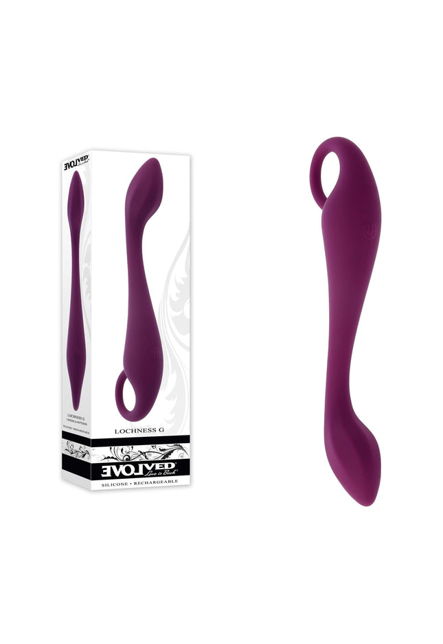 Evolved LOCHNESS G - Purple 19 cm USB Rechargeable Vibrator