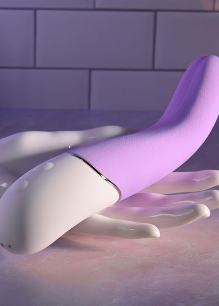 Evolved SLIP OF THE TONGUE - Purple 21.1 cm USB Rechargeable Flicking Tongue Vibrator
