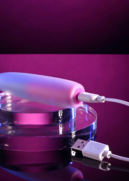 Evolved PARADISE BULLET - Pink/Purple 10.2 cm USB Rechargeable Bullet