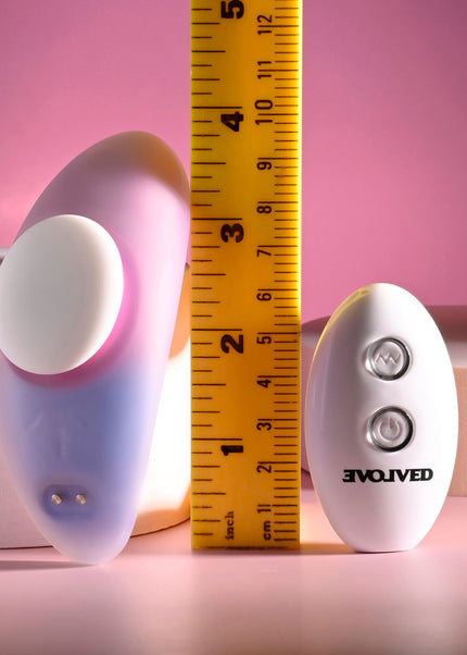 Evolved PARADISE PANTY - Pink/Purple USB Rechargeable Panty Vibrator with Remote Control