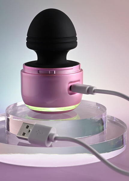 Evolved VACATION VIBES - VIBRATING - Pink/Black 8.5 cm USB Rechargeable Vibrating Stimulator