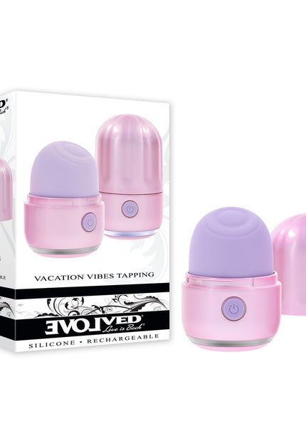 Evolved VACATION VIBES - TAPPING - Pink 8.5 cm USB Rechargeable Tapping Stimulator
