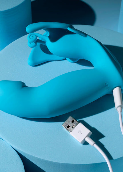 Evolved SPREAD YOUR WINGS - Blue USB Rechargeable Wearable Butterfly Vibrator