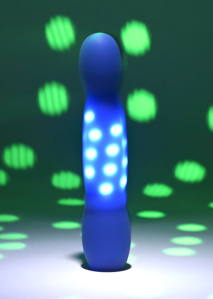 Evolved DISCO DIVA - Blue 20.9 cm USB Rechargeable Light Up Vibrator