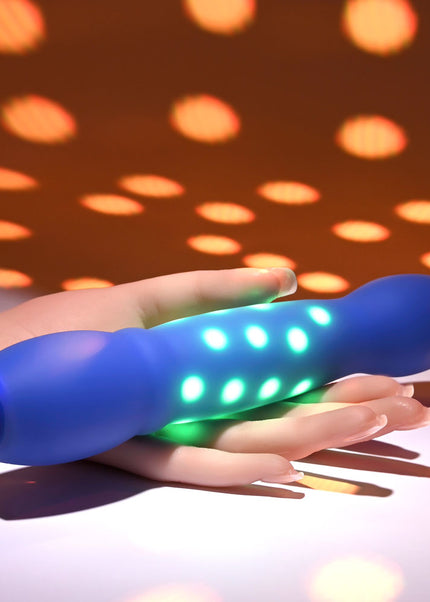 Evolved DISCO DIVA - Blue 20.9 cm USB Rechargeable Light Up Vibrator