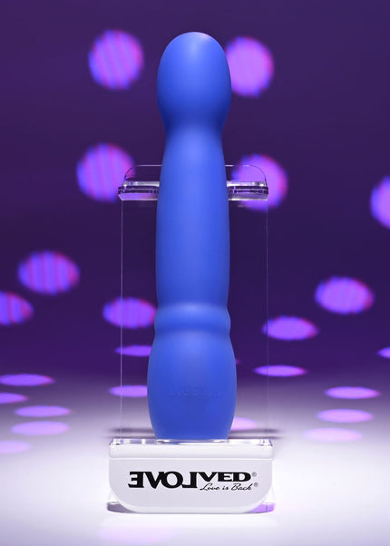 Evolved DISCO DIVA - Blue 20.9 cm USB Rechargeable Light Up Vibrator