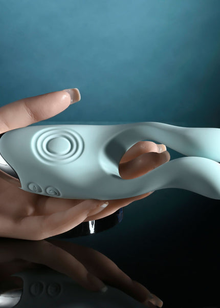 Evolved COUPLES THERAPY - Teal USB Rechargeable Couples Stimulator