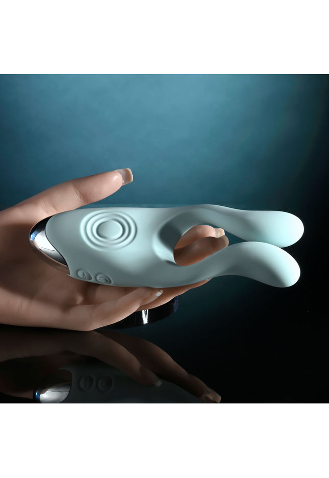 Evolved COUPLES THERAPY - Teal USB Rechargeable Couples Stimulator