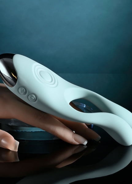 Evolved COUPLES THERAPY - Teal USB Rechargeable Couples Stimulator