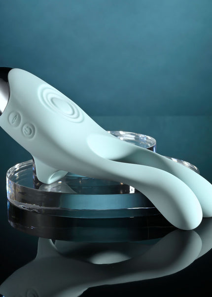 Evolved COUPLES THERAPY - Teal USB Rechargeable Couples Stimulator