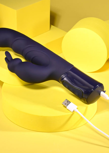 Evolved BIG DEAL - Purple 25.7 cm USB Rechargeable Rabbit Vibrator