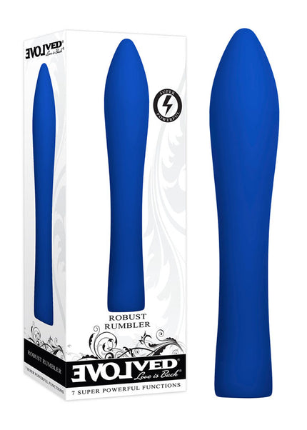 Evolved Robust Rumbler - Blue 19.7 cm USB Rechargeable Vibrator