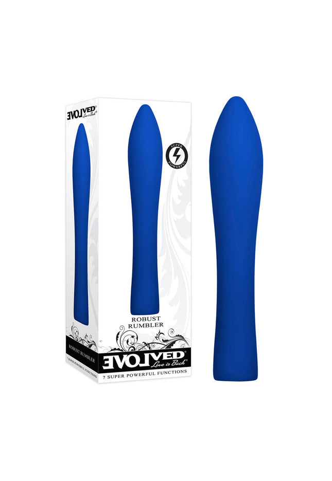 Evolved Robust Rumbler - Blue 19.7 cm USB Rechargeable Vibrator
