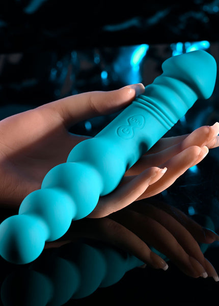 Evolved FLIP FLOP - Blue 23.1 cm USB Rechargeable Dual Ended Vibrator