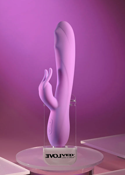 Evolved BEAD THE WAY - Pink 23.2 cm USB Rechargeable Rabbit Vibrator