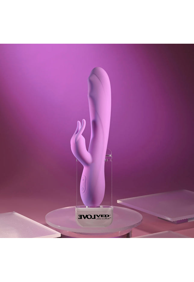 Evolved BEAD THE WAY - Pink 23.2 cm USB Rechargeable Rabbit Vibrator