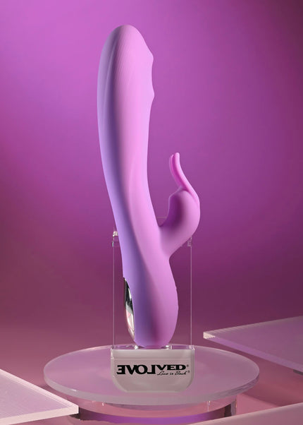 Evolved BEAD THE WAY - Pink 23.2 cm USB Rechargeable Rabbit Vibrator