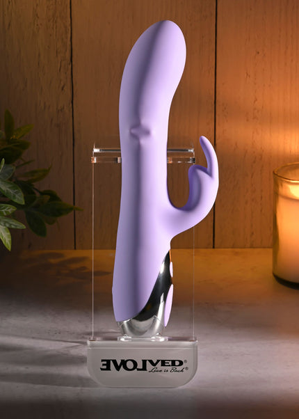 Evolved SPINDERELLA - Purple USB Rechargeable Rabbit Vibrator