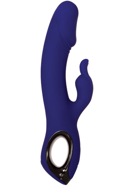 Evolved Bunny Buddy - Blue 22.2 cm USB Rechargeable Rabbit Vibrator