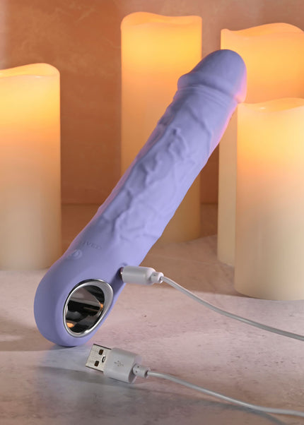 Evolved LARGE PURPLE FANTASY - Purple 21.8 cm USB Rechargeable Vibrator