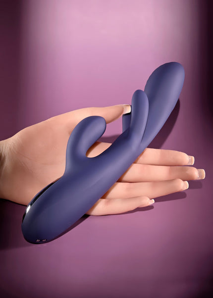 Evolved BOW DOWN - Purple USB Rechargeable Rabbit Vibrator