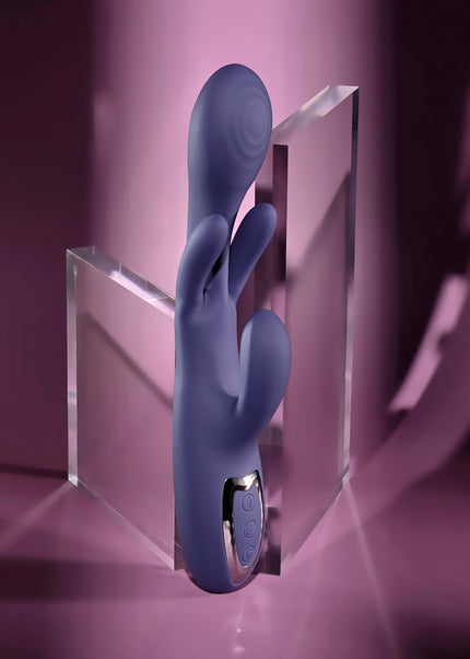 Evolved BOW DOWN - Purple USB Rechargeable Rabbit Vibrator