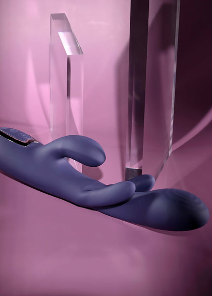 Evolved BOW DOWN - Purple USB Rechargeable Rabbit Vibrator