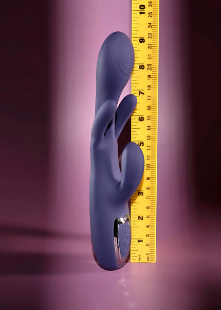 Evolved BOW DOWN - Purple USB Rechargeable Rabbit Vibrator