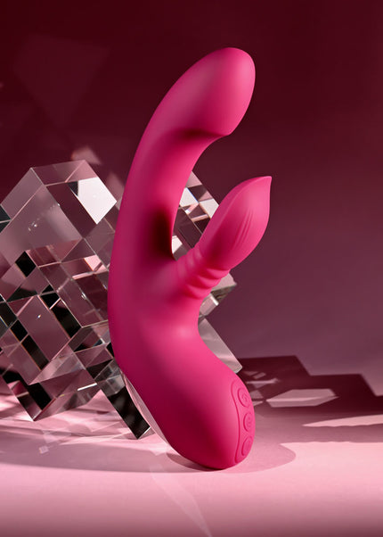 Evolved GENTLE PERSUASION - Pink 20 cm USB Rechargeable Rabbit Vibrator