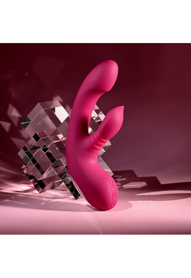 Evolved GENTLE PERSUASION - Pink 20 cm USB Rechargeable Rabbit Vibrator