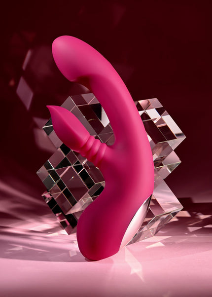 Evolved GENTLE PERSUASION - Pink 20 cm USB Rechargeable Rabbit Vibrator