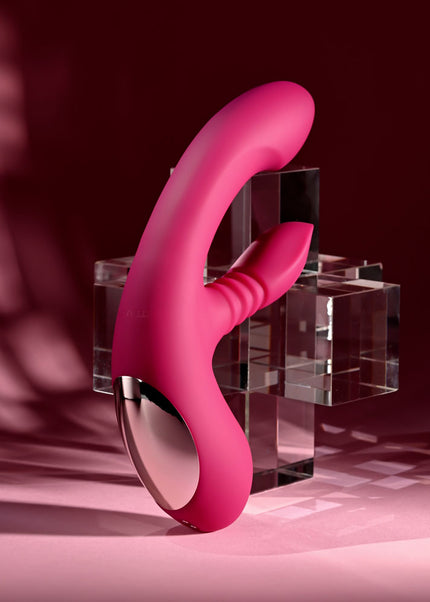 Evolved GENTLE PERSUASION - Pink 20 cm USB Rechargeable Rabbit Vibrator