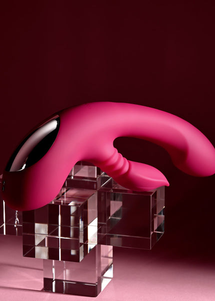 Evolved GENTLE PERSUASION - Pink 20 cm USB Rechargeable Rabbit Vibrator