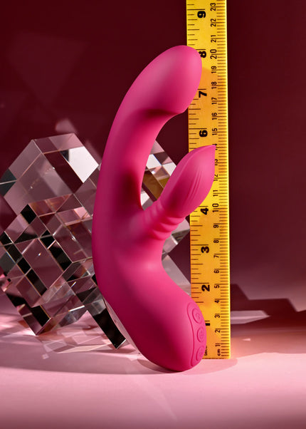 Evolved GENTLE PERSUASION - Pink 20 cm USB Rechargeable Rabbit Vibrator