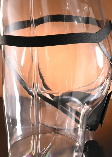 Evolved COME CLOSER - Black USB Rechargeable Vibrating Strap-On with Remote