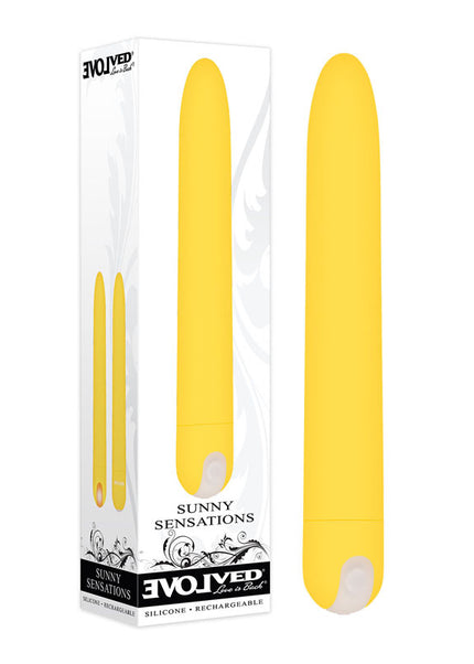 Evolved Sunny Sensations - Yellow 18.6 cm USB Rechargeable Vibrator