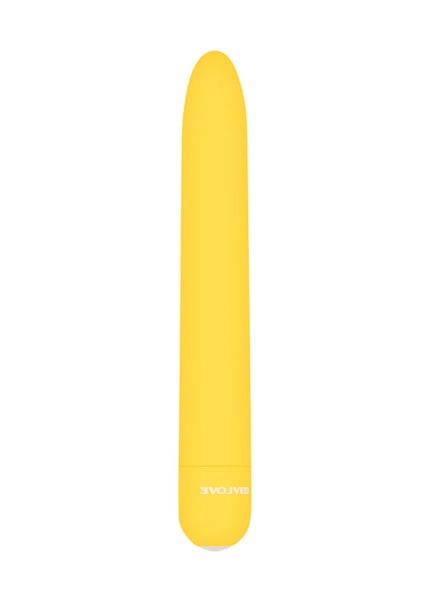 Evolved Sunny Sensations - Yellow 18.6 cm USB Rechargeable Vibrator