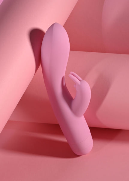 Evolved CUSHY BUNNY - Pink 19.1 cm USB Rechargeable Rabbit Vibrator