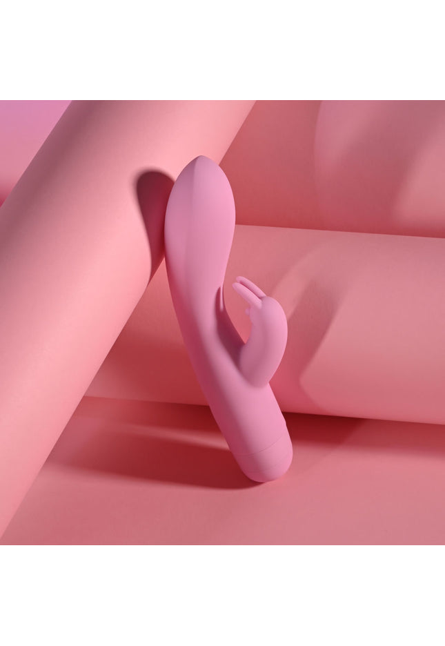 Evolved CUSHY BUNNY - Pink 19.1 cm USB Rechargeable Rabbit Vibrator