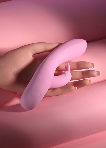 Evolved CUSHY BUNNY - Pink 19.1 cm USB Rechargeable Rabbit Vibrator