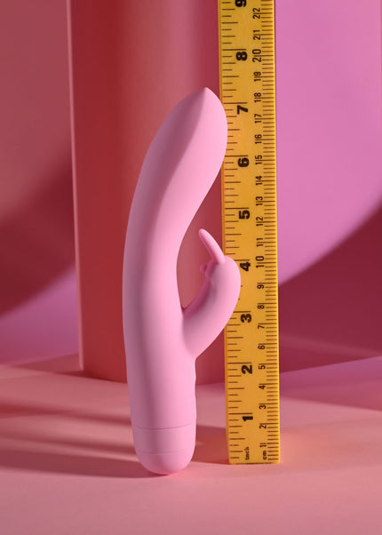 Evolved CUSHY BUNNY - Pink 19.1 cm USB Rechargeable Rabbit Vibrator