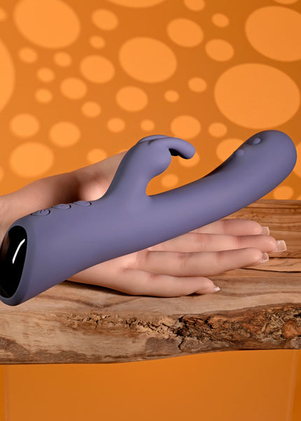 Evolved POPPIN GOOD TIME - Purple 20 cm USB Rechargeable Rabbit Vibrator