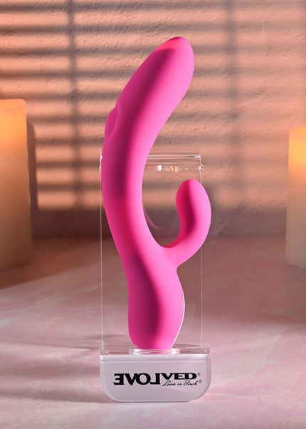 Evolved G-TAPPER - Pink USB Rechargeable Rabbit Vibrator