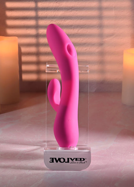 Evolved G-TAPPER - Pink USB Rechargeable Rabbit Vibrator