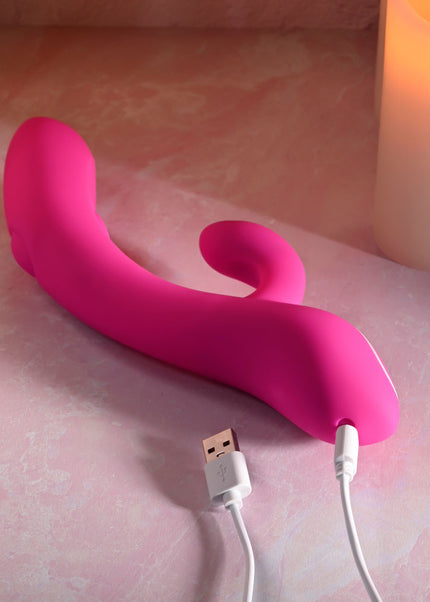 Evolved G-TAPPER - Pink USB Rechargeable Rabbit Vibrator