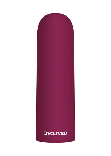 Evolved Mighty Thick - Burgundy Red 9 cm USB Rechargeable Bullet