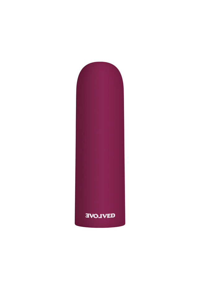 Evolved Mighty Thick - Burgundy Red 9 cm USB Rechargeable Bullet